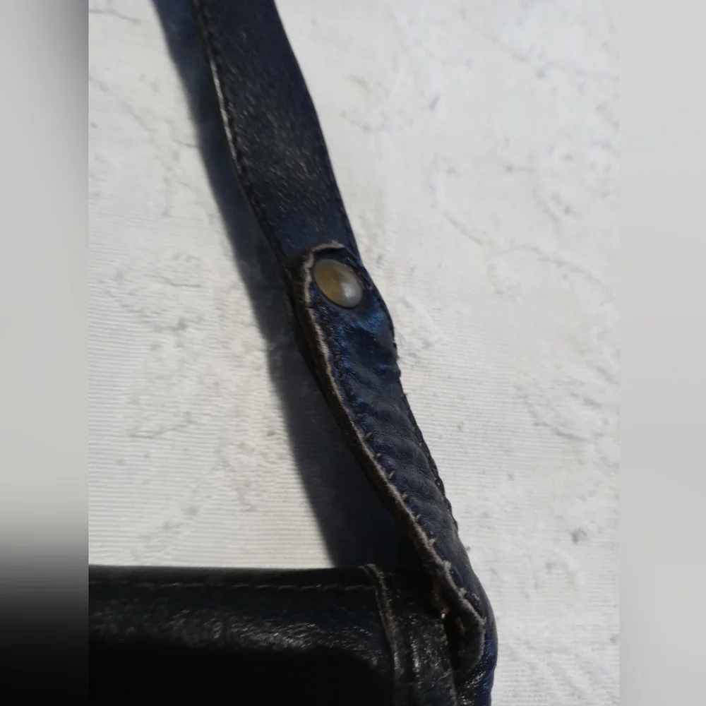 🖤Vintage Neiman Marcus Black Leather Shoulder Bag